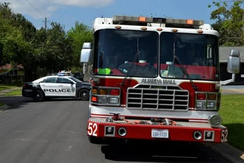 Fire Truck Hits Home in Stockton Multiple-Vehicle Crash