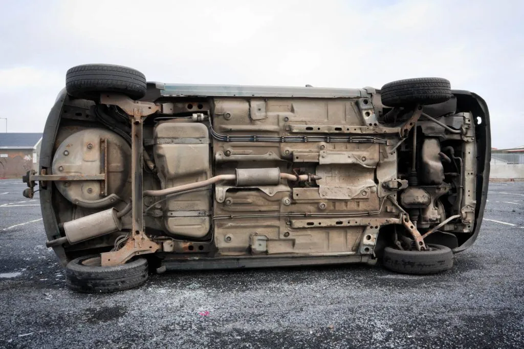 Rollover Accident Injures Two Near Merced County